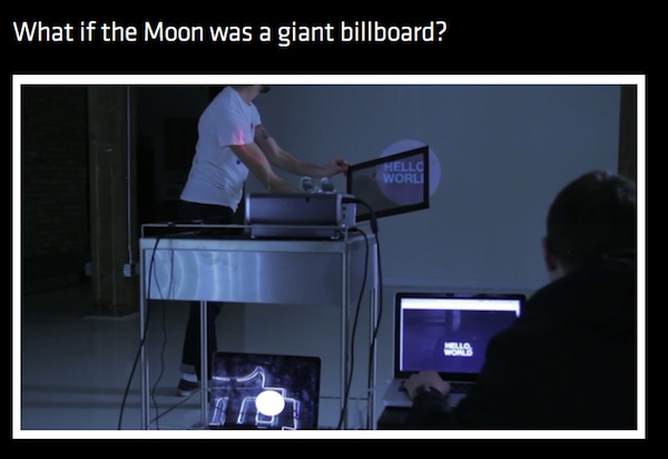 Space Advertising as a Service